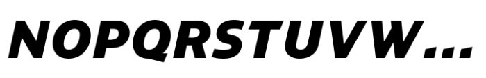 Silurum Black Italic Font UPPERCASE
