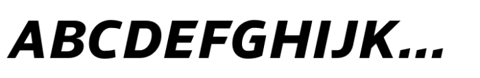 Silurum Extra Bold Italic Font UPPERCASE