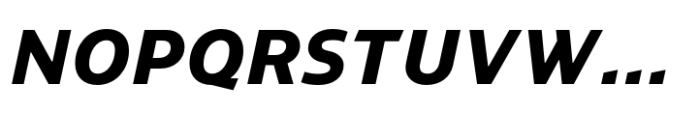Silurum Extra Bold Italic Font UPPERCASE