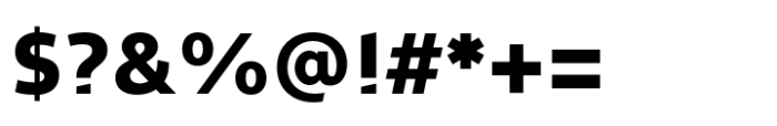 Silurum Extra Bold Font OTHER CHARS