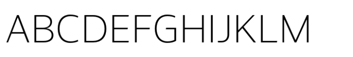 Silurum Extra Light Font UPPERCASE