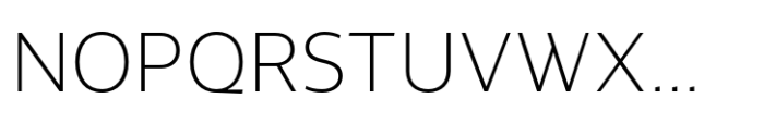Silurum Extra Light Font UPPERCASE