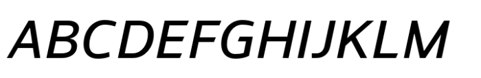 Silurum Medium Italic Font UPPERCASE