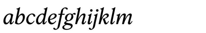 Silvana Text Regular Italic FONT