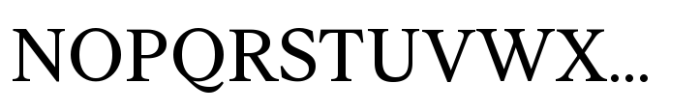Silvana Text Variable Font UPPERCASE