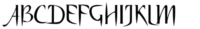 Silver Dagger Font UPPERCASE