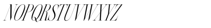 Silver Point Condensed Bold Italic Font UPPERCASE