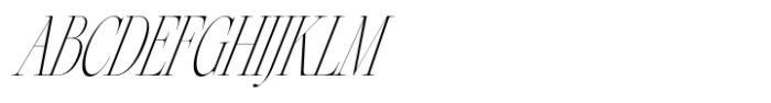 Silver Point Condensed Italic Font UPPERCASE