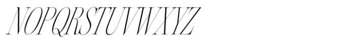 Silver Point Condensed Italic Font UPPERCASE