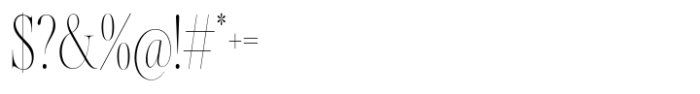 Silver Point Condensed Regular Font OTHER CHARS