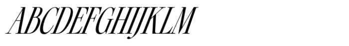 Silver Point Condensed Text Black Italic Font