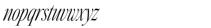 Silver Point Condensed Text Bold Italic Font LOWERCASE