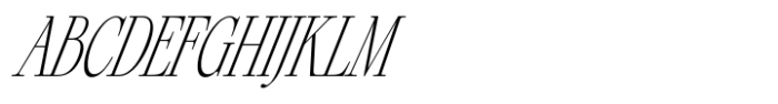 Silver Point Condensed Text Italic Font UPPERCASE