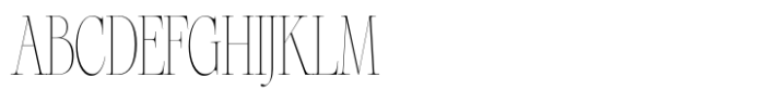 Silver Point Condensed Thin Font UPPERCASE