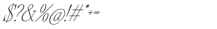 Silver Point Text Thin Italic Font OTHER CHARS