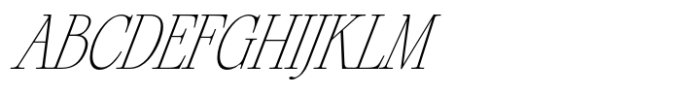 Silver Point Text Thin Italic Font UPPERCASE