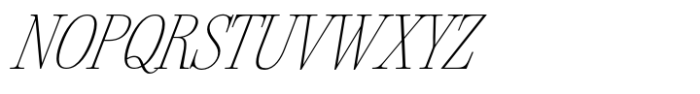 Silver Point Text Thin Italic Font UPPERCASE