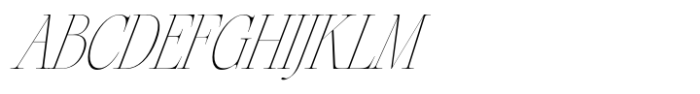 Silver Point Thin Italic Font UPPERCASE