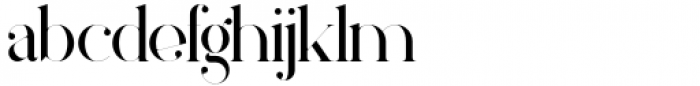 Silver Queen Hairline Font LOWERCASE