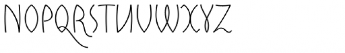Silver Twig Wavy Font UPPERCASE