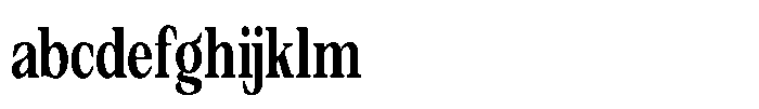Silvera Text Black Condensed FONT