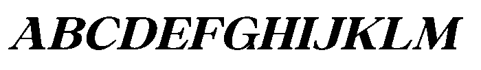 Silvera Text Black Expanded Italic Font UPPERCASE