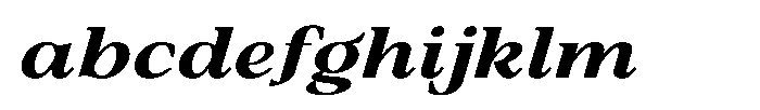 Silvera Text Black Expanded Italic FONT