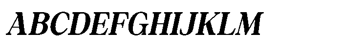 Silvera Text Black Slanted Font UPPERCASE