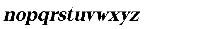 Silvera Text Black Slanted Font LOWERCASE