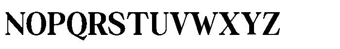 Silvera Text Black Font UPPERCASE