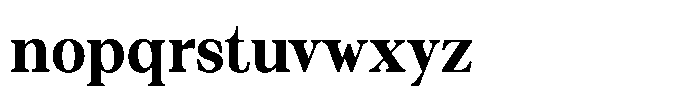 Silvera Text Black Font LOWERCASE