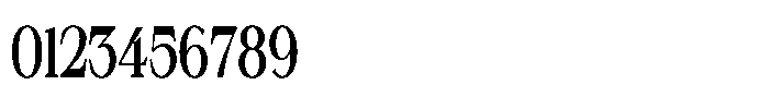 Silvera Text Bold Condensed Font OTHER CHARS