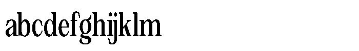 Silvera Text Bold Condensed FONT