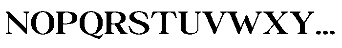 Silvera Text Bold Expanded Font UPPERCASE