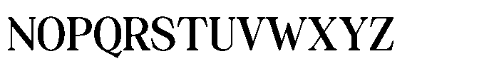 Silvera Text Bold Font UPPERCASE