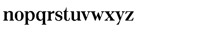 Silvera Text Bold Font LOWERCASE