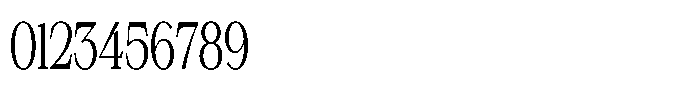 Silvera Text Condensed Font OTHER CHARS
