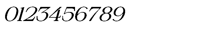 Silvera Text Expanded Italic Font OTHER CHARS