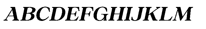 Silvera Text Extra Bold Expanded Slanted Font UPPERCASE