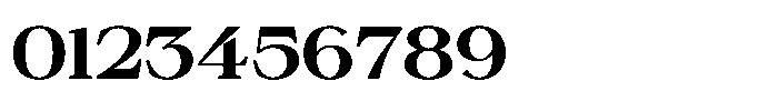 Silvera Text Extra Bold Expanded Font OTHER CHARS