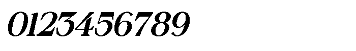 Silvera Text Extra Bold Italic Font OTHER CHARS