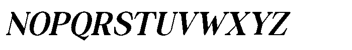 Silvera Text Extra Bold Italic Font UPPERCASE
