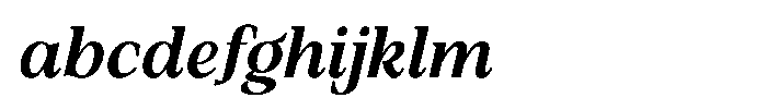 Silvera Text Extra Bold Italic FONT