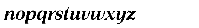 Silvera Text Extra Bold Italic Font LOWERCASE