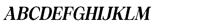 Silvera Text Extra Bold Slanted Font UPPERCASE