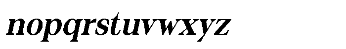 Silvera Text Extra Bold Slanted Font LOWERCASE