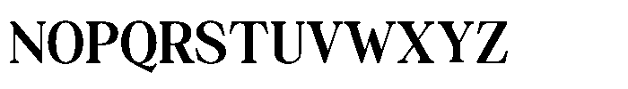 Silvera Text Extra Bold Font UPPERCASE