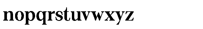 Silvera Text Extra Bold Font LOWERCASE