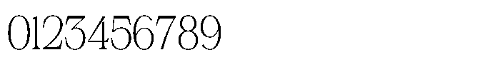 Silvera Text Extra Light Font OTHER CHARS