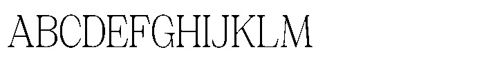Silvera Text Extra Light Font UPPERCASE